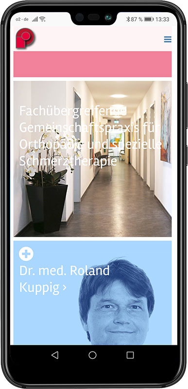 Orthopädie Saarbrücken Webdesign