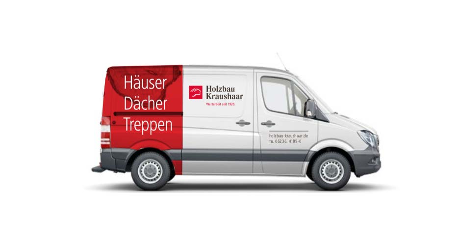 Holzbau Kraushaar Neuhofen Fahrzeug
